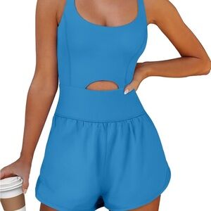 Amazon Women's Blue Swim One Piece